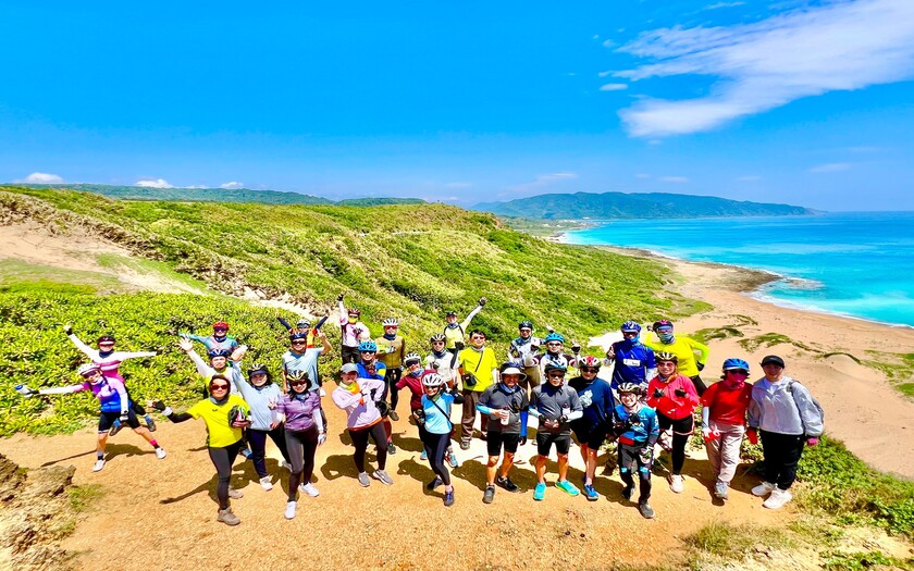 運動與健康,單車騎行,單車旅行,美國車友,海外車友騎台灣,琅嶠卑南阿塱壹古道,單車百岳環小台灣,山海戀單車,單車看見台灣,山海戀車友故事,退休人生